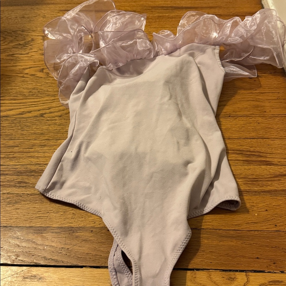 Free People Ruffle Bodysuit - Picture 3 of 4
